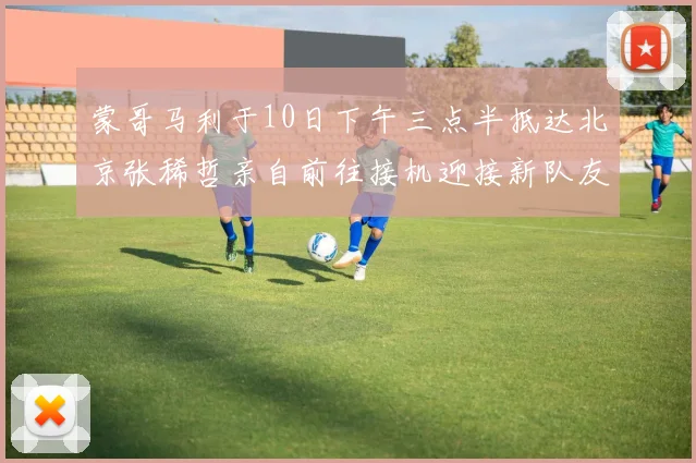 蒙哥马利于10日下午三点半抵达北京张稀哲亲自前往接机迎接新队友